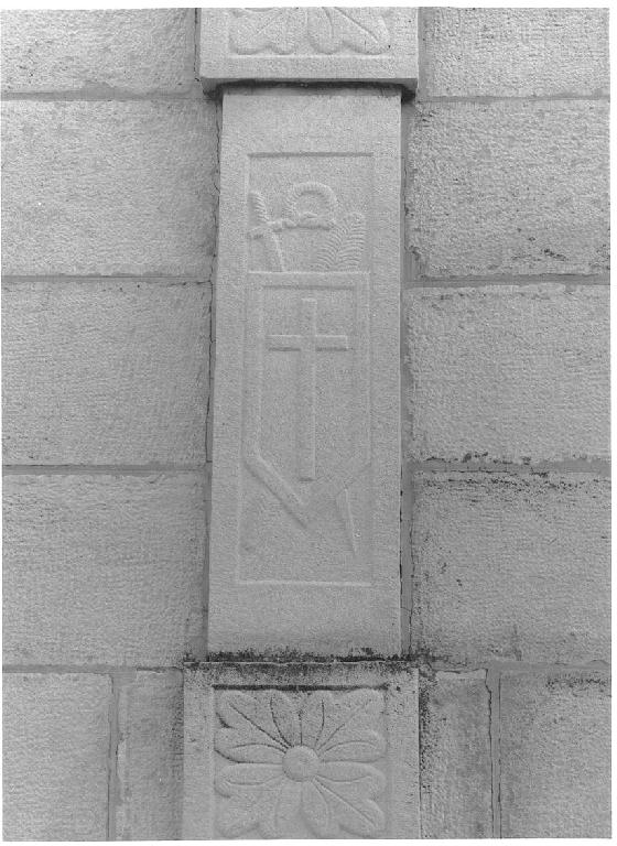 parasta, elemento d'insieme - manifattura piacentina (metà sec. XX)