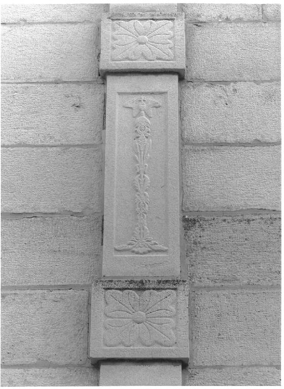 parasta, elemento d'insieme - manifattura piacentina (metà sec. XX)