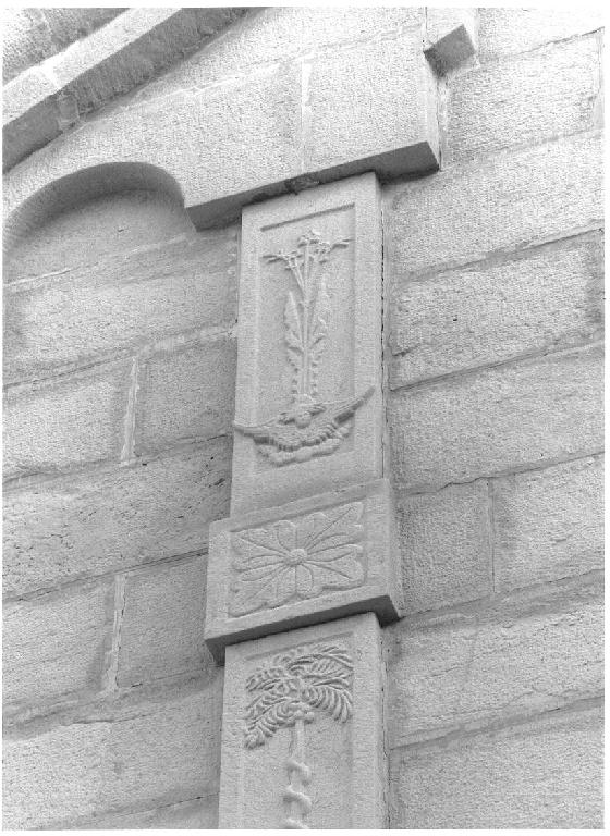 parasta, elemento d'insieme - manifattura piacentina (metà sec. XX)