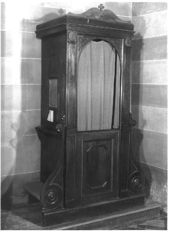 confessionale, serie - manifattura parmense (sec. XX)