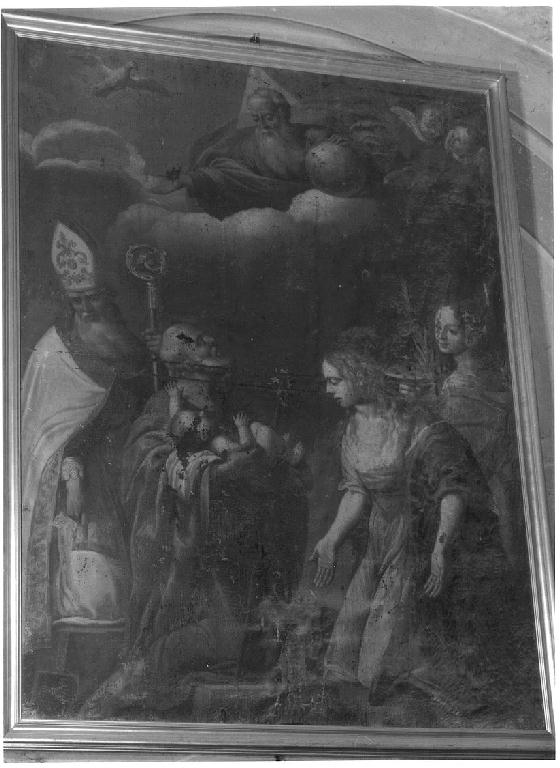 San Biagio, San Giuseppe, Santa Maria Maddalena e S. Lucia (dipinto) - ambito parmense (primo quarto, primo quarto sec. XVIII, sec. XVIII)