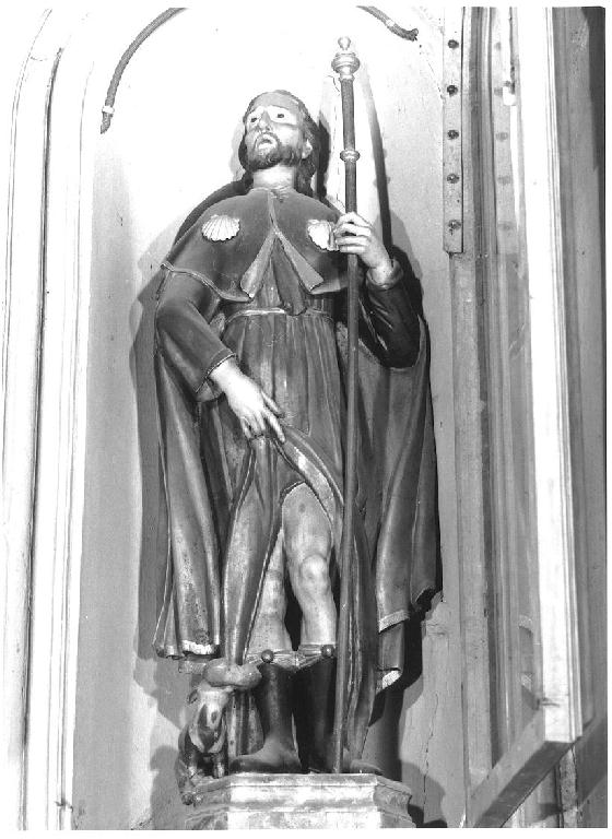San Rocco (statua) - manifattura piacentina (fine/inizio secc. XVII/ XVIII)