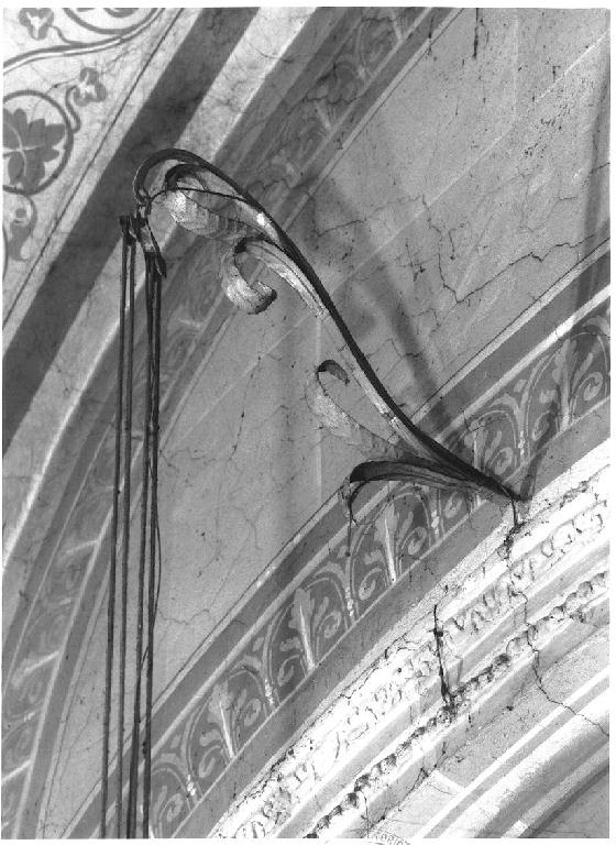 candeliere da parete - manifattura parmense (seconda metà sec. XIX)