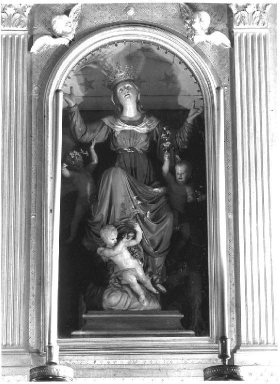 Madonna Assunta (statua) - manifattura faentina (fine sec. XIX)