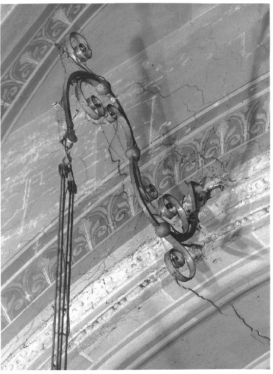 candeliere da parete - manifattura parmense (sec. XX)