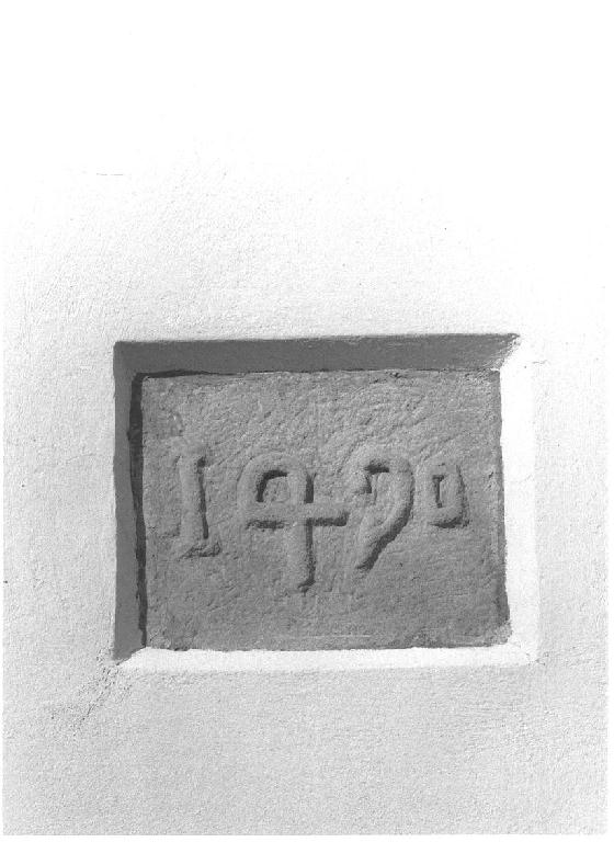 lapide documentaria - ambito emiliano (sec. XV)