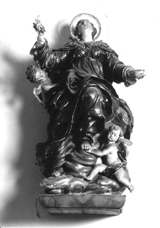 Madonna Assunta (statua) di Callani Domenico, Callani Gaetano (sec. XVIII)