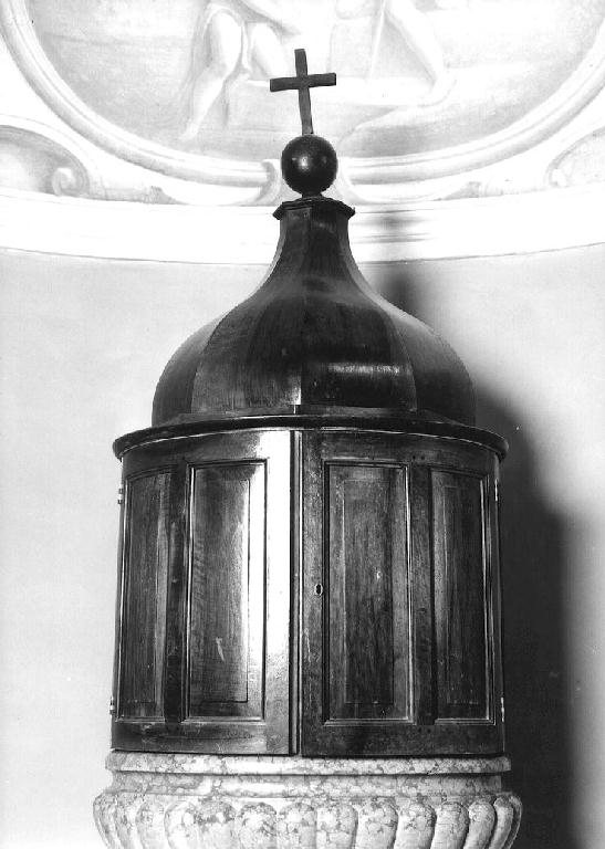 coperchio del fonte battesimale - ambito parmense (sec. XIX)