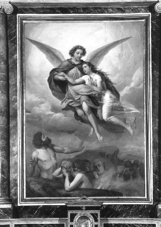 Anime del Purgatorio (pala d'altare) di Rossi Antonio (sec. XIX)
