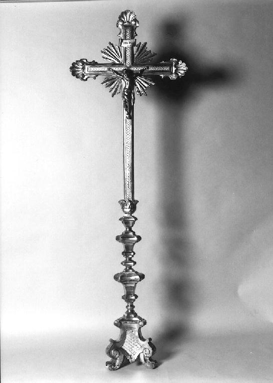 croce d'altare - ambito parmense (seconda metà sec. XVIII)
