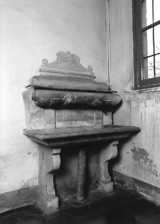 lavabo da sacrestia - ambito emiliano (sec. XVI)