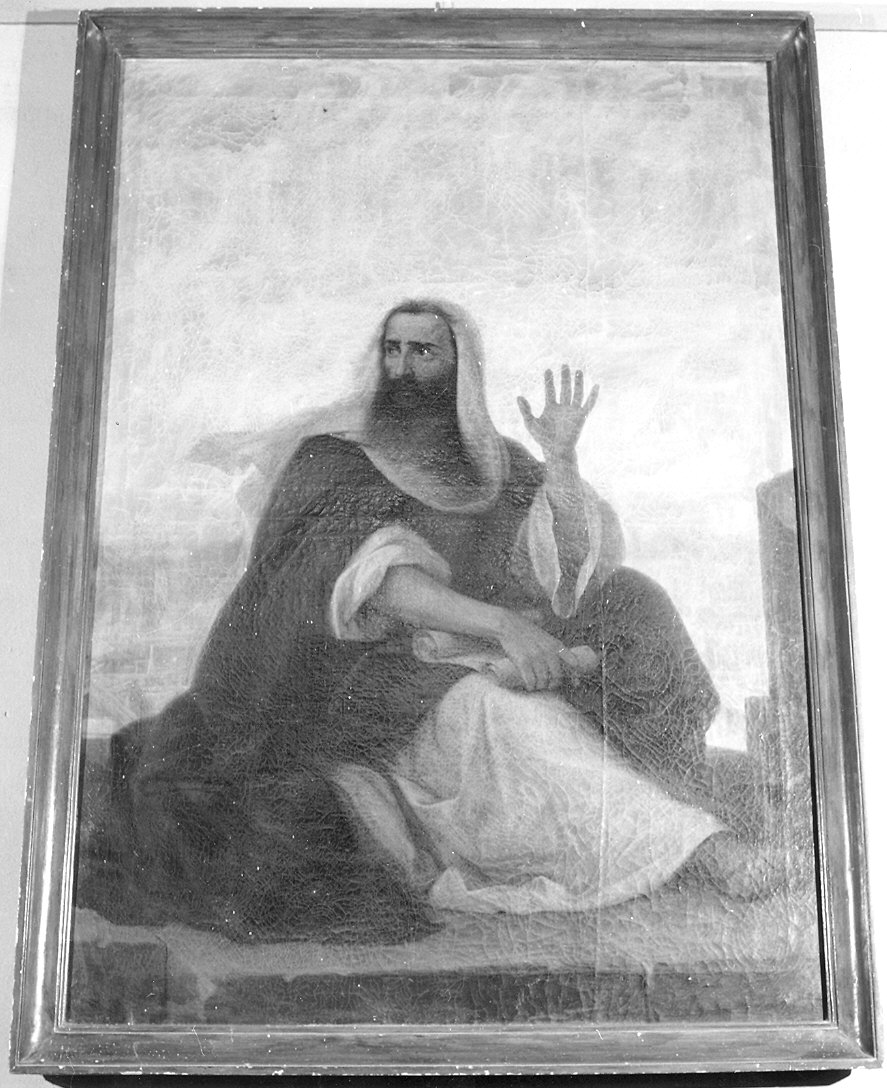 Profeta Geremia (dipinto) di Affanni Ignazio (sec. XIX)