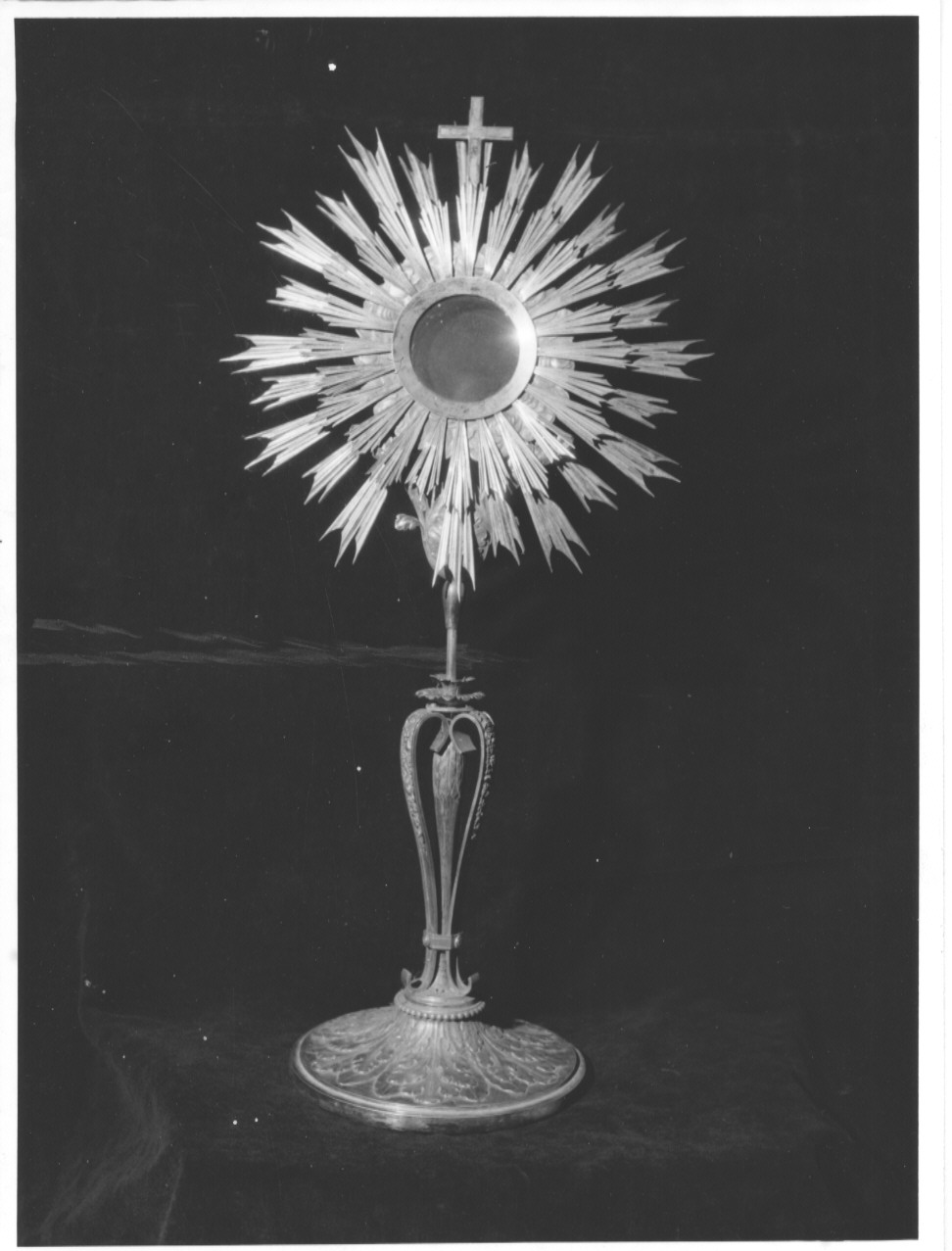 ostensorio, elemento d'insieme - ambito parmense (sec. XIX)