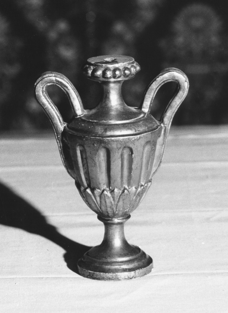 vaso d'altare per composizione floreale, serie - produzione parmense (fine sec. XVIII)