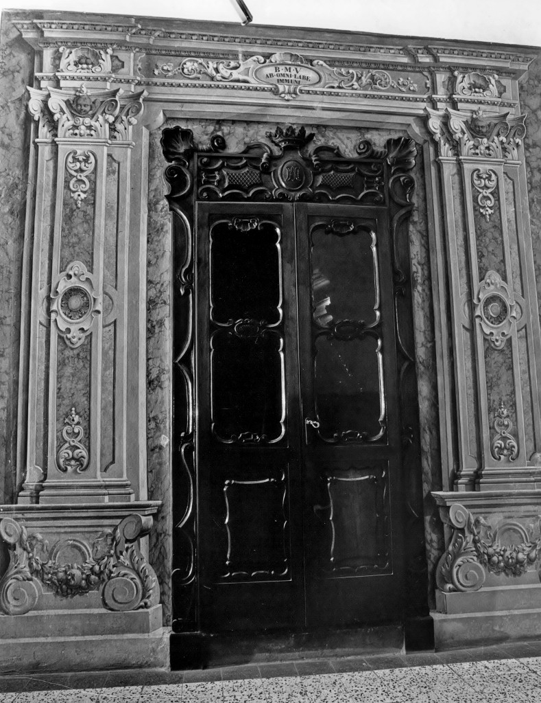 finta architettura (dipinto) - ambito parmense (fine sec. XVIII)