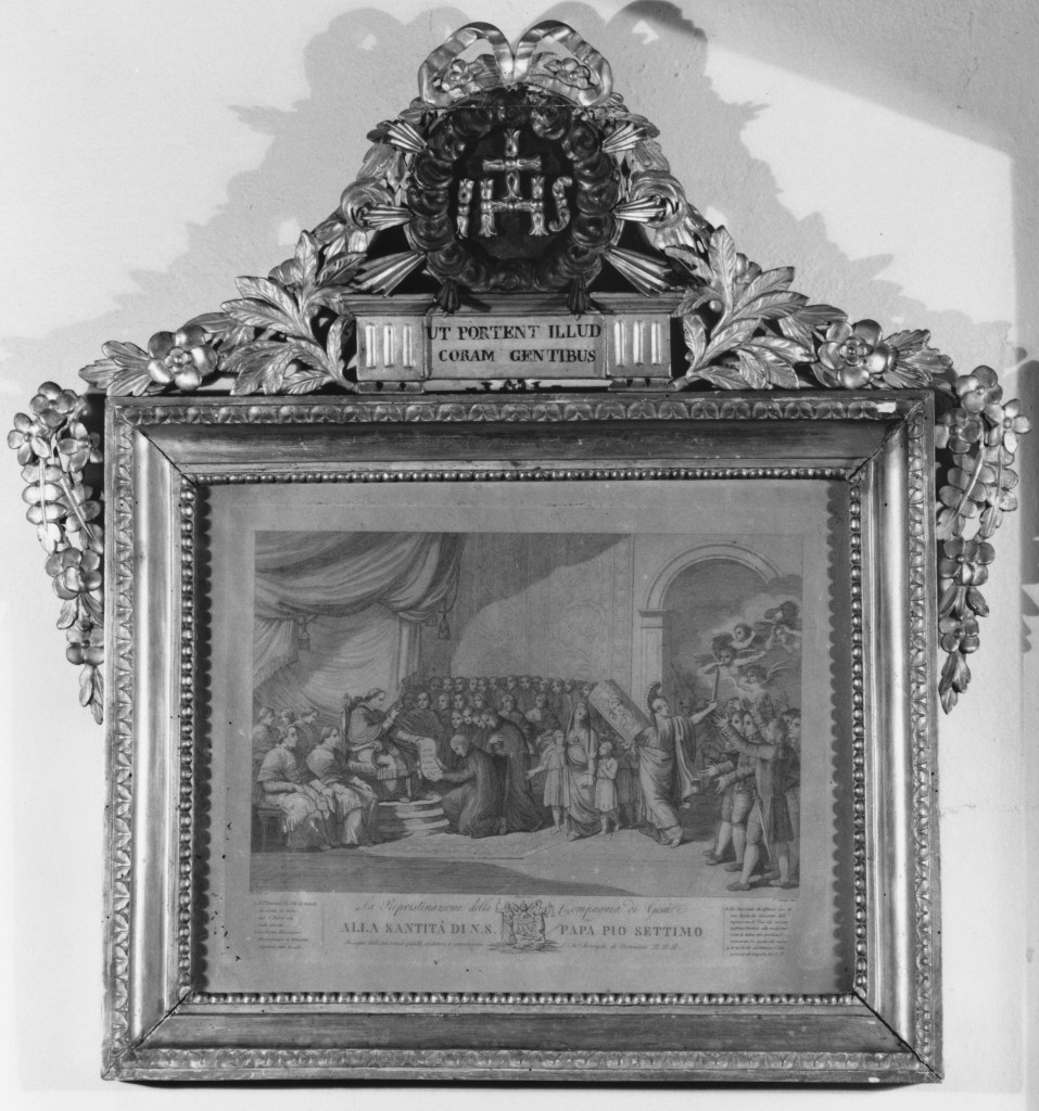 cornice - manifattura emiliana (?) (sec. XIX)