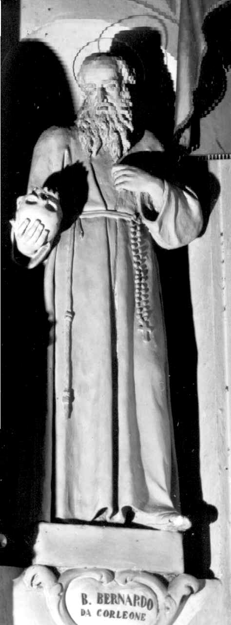 San Bernardo di Corleone (statua) di Brilla Antonio (seconda metà sec. XIX)