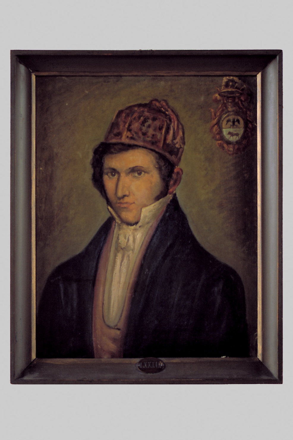 RITRATTO DI GENTILUOMO (dipinto) - ambito parmense (fine/inizio secc. XIX/ XX)