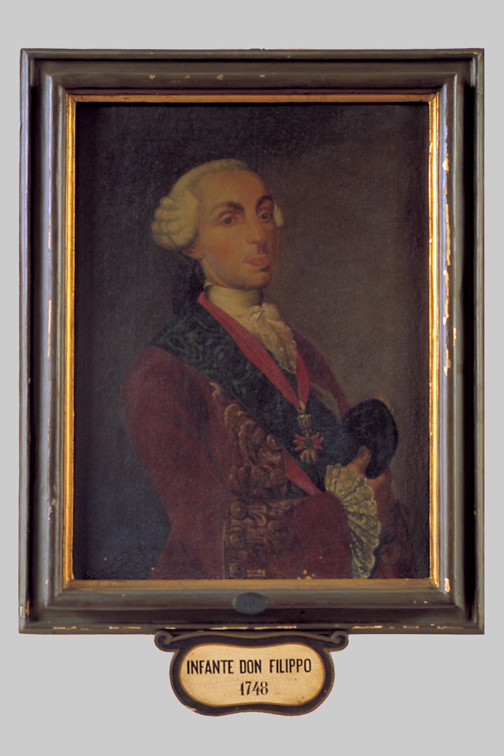 RITRATTO DI FILIPPO DI BORBONE (dipinto) - ambito parmense (terzo quarto sec. XVIII)