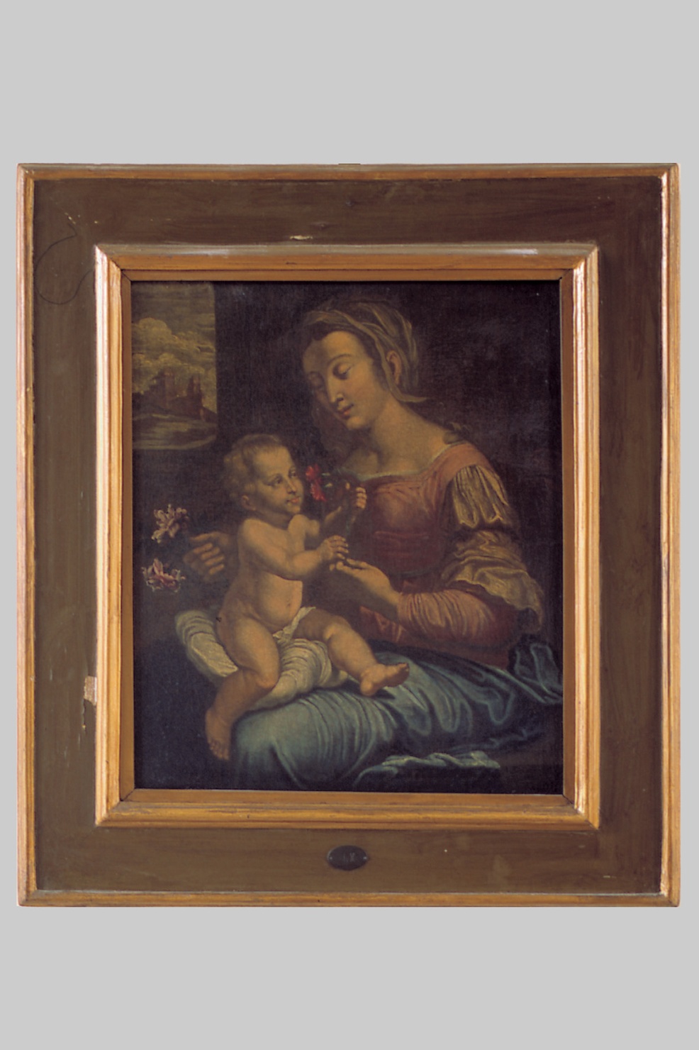 Madonna con Bambino (dipinto) - ambito lombardo (sec. XVI)