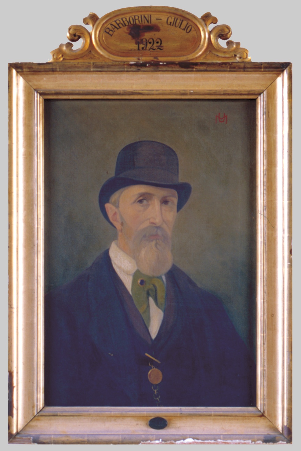 RITRATTO DI GUIDO BARBORINI (dipinto) di Monica Ugo (sec. XX)