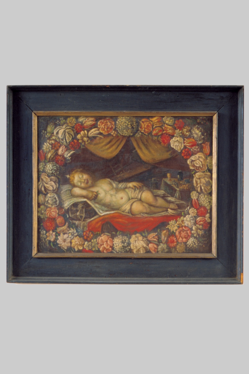 Gesù Bambino dormiente (dipinto) - ambito emiliano-lombardo (seconda metà sec. XVII)