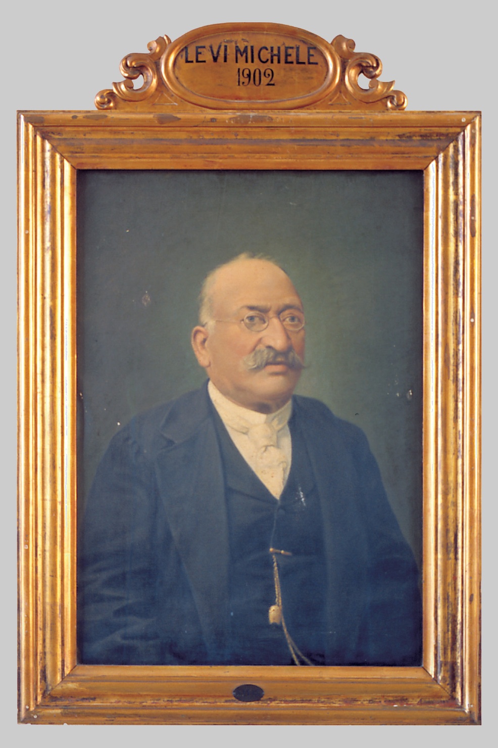 RITRATTO DI MICHELE LEVI (dipinto) di Cantoni G (sec. XX)