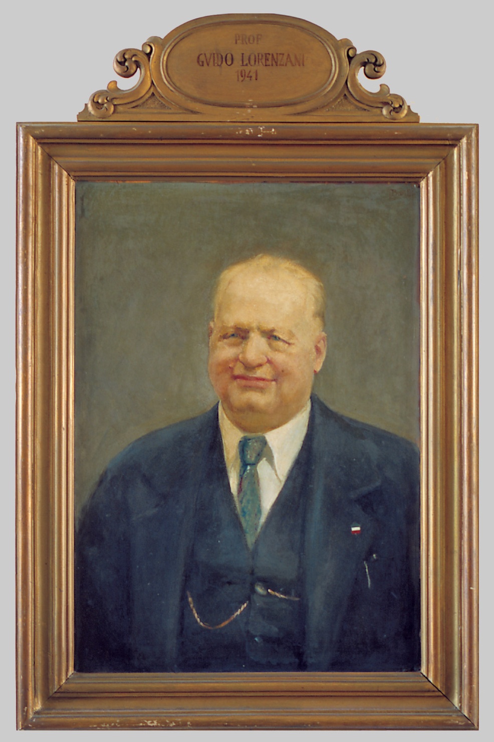 RITRATTO DI GUIDO LORENZAGHI (dipinto) di Barilli Latino (sec. XX)