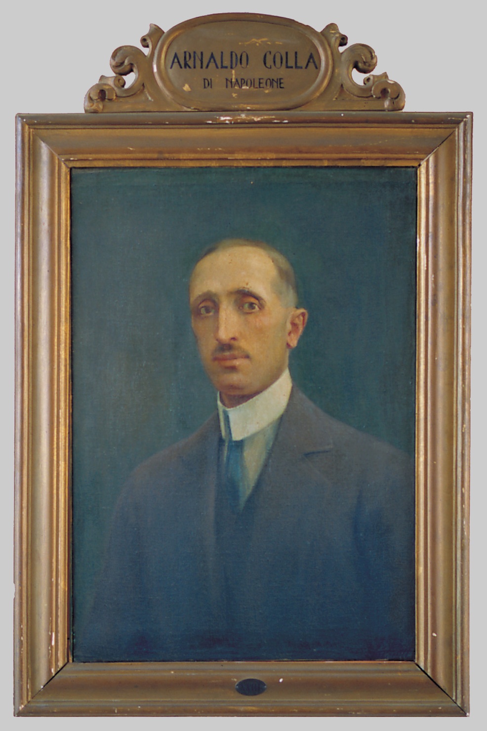 RITRATTO DI ARNALDO COLLA (dipinto) di Barilli Latino (sec. XX)