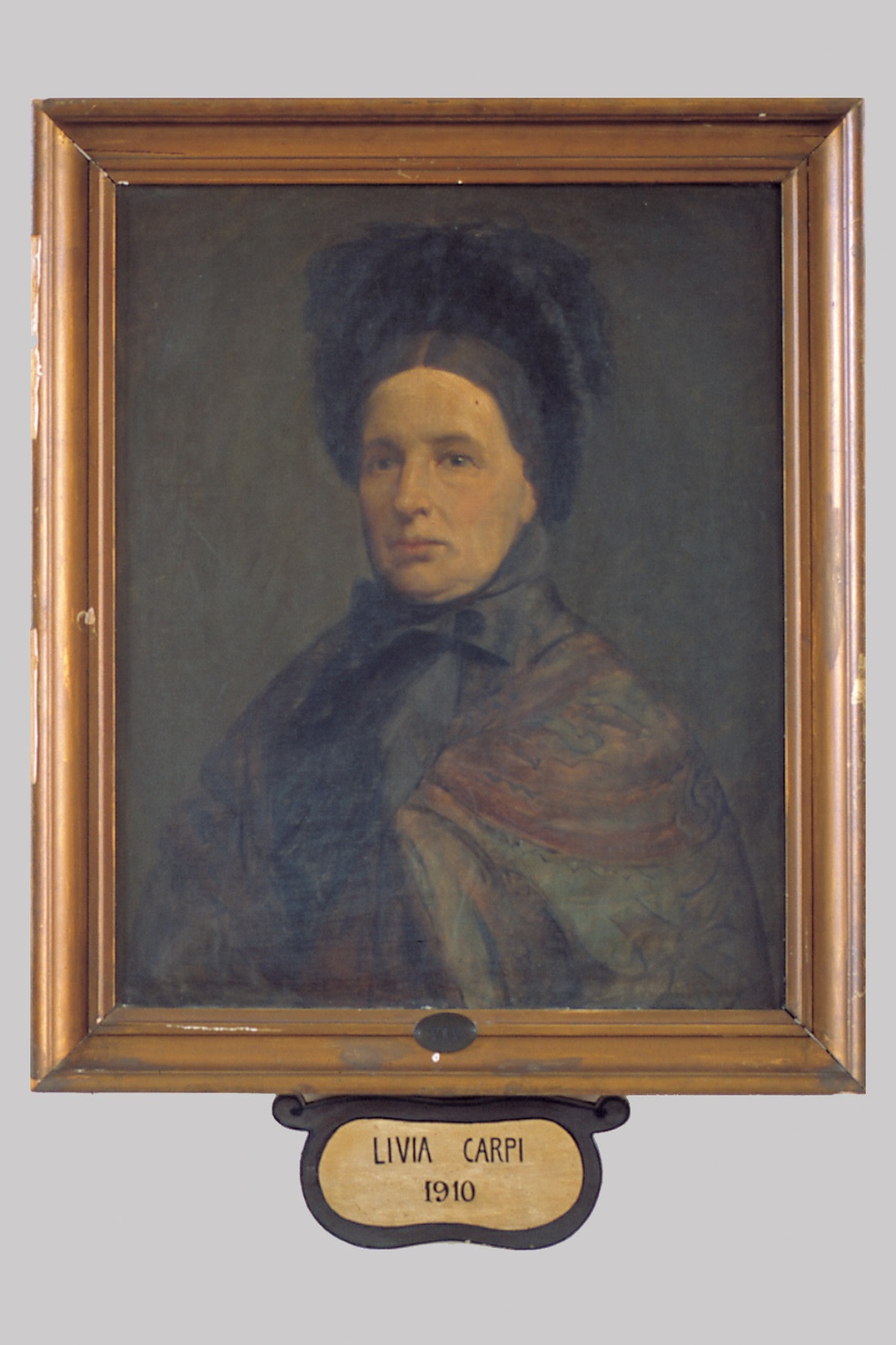 RITRATTO DI LIVIA CARPI (dipinto) di Cornish Giacomo (attribuito) (sec. XX)