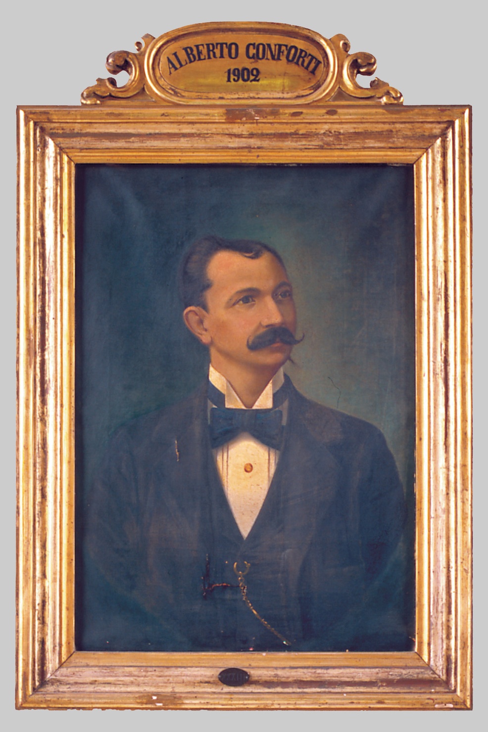 RITRATTO DI ALBERTO CONFORTI (dipinto) di Ferrari Guido (sec. XX)