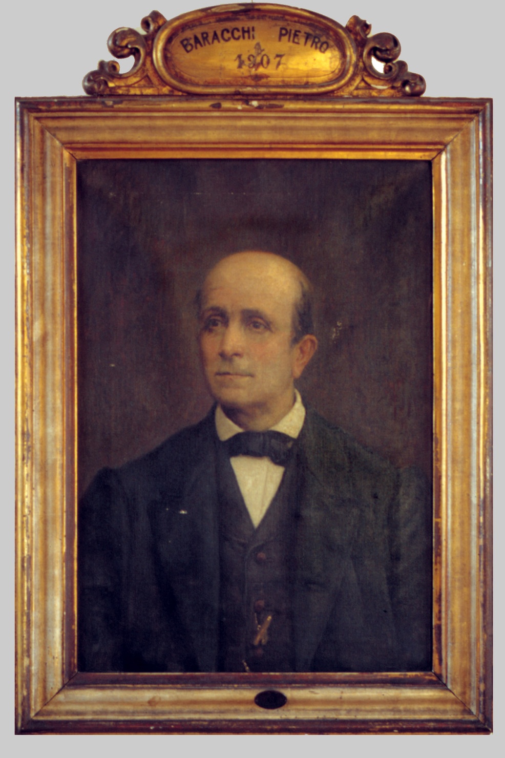 RITRATTO DI PIETRO BARACCHI (dipinto) di Cantoni G (attribuito) (sec. XX)