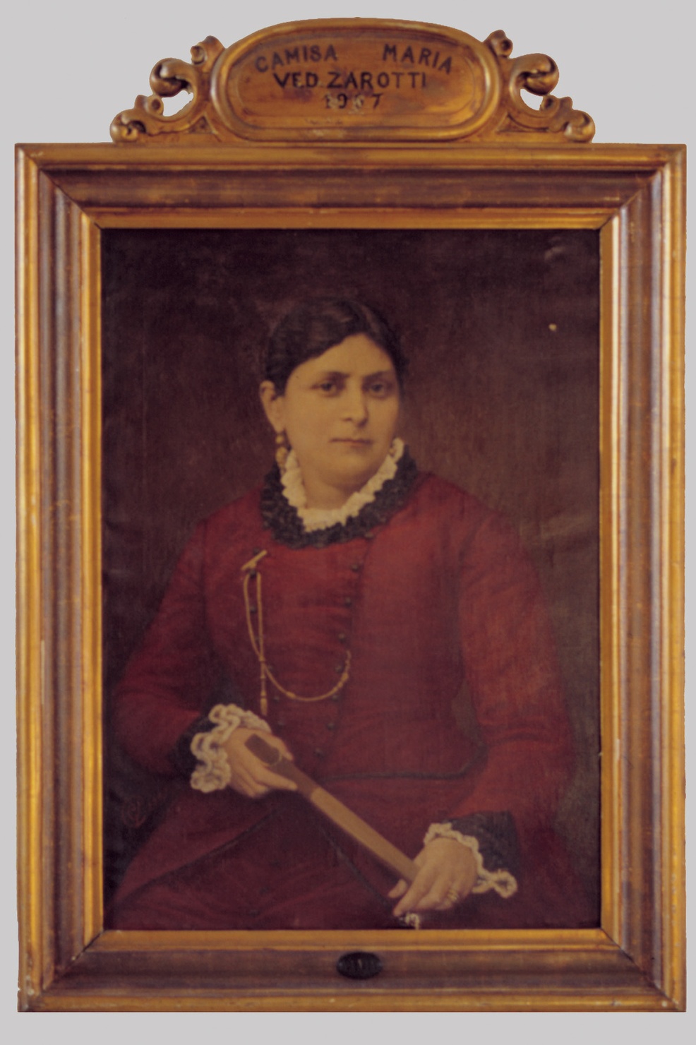 RITRATTO DI MARIA CAMISA (dipinto) di Cantoni G (sec. XX)