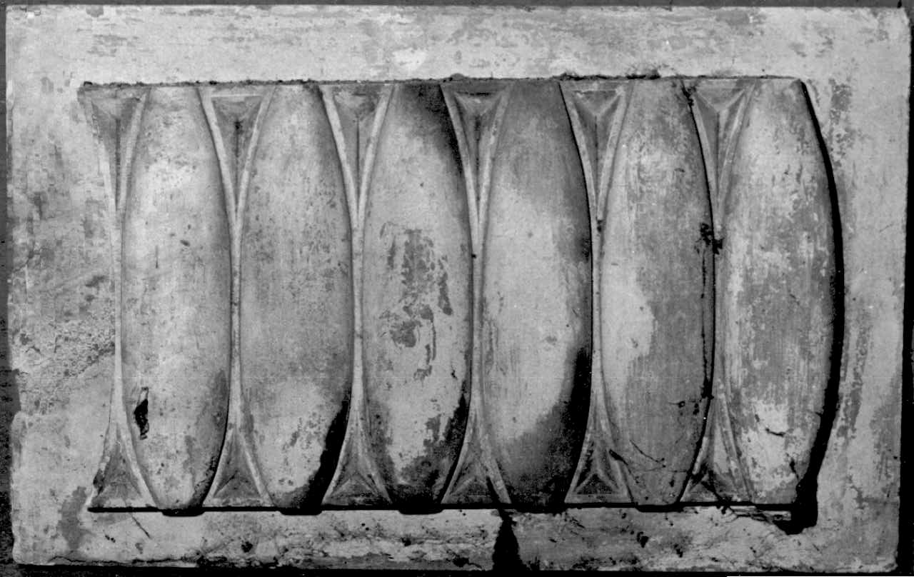 modello di decorazione, elemento d'insieme - ditta fornaci Chini, Borgo San Lorenzo (Fi) (primo quarto sec. XX)