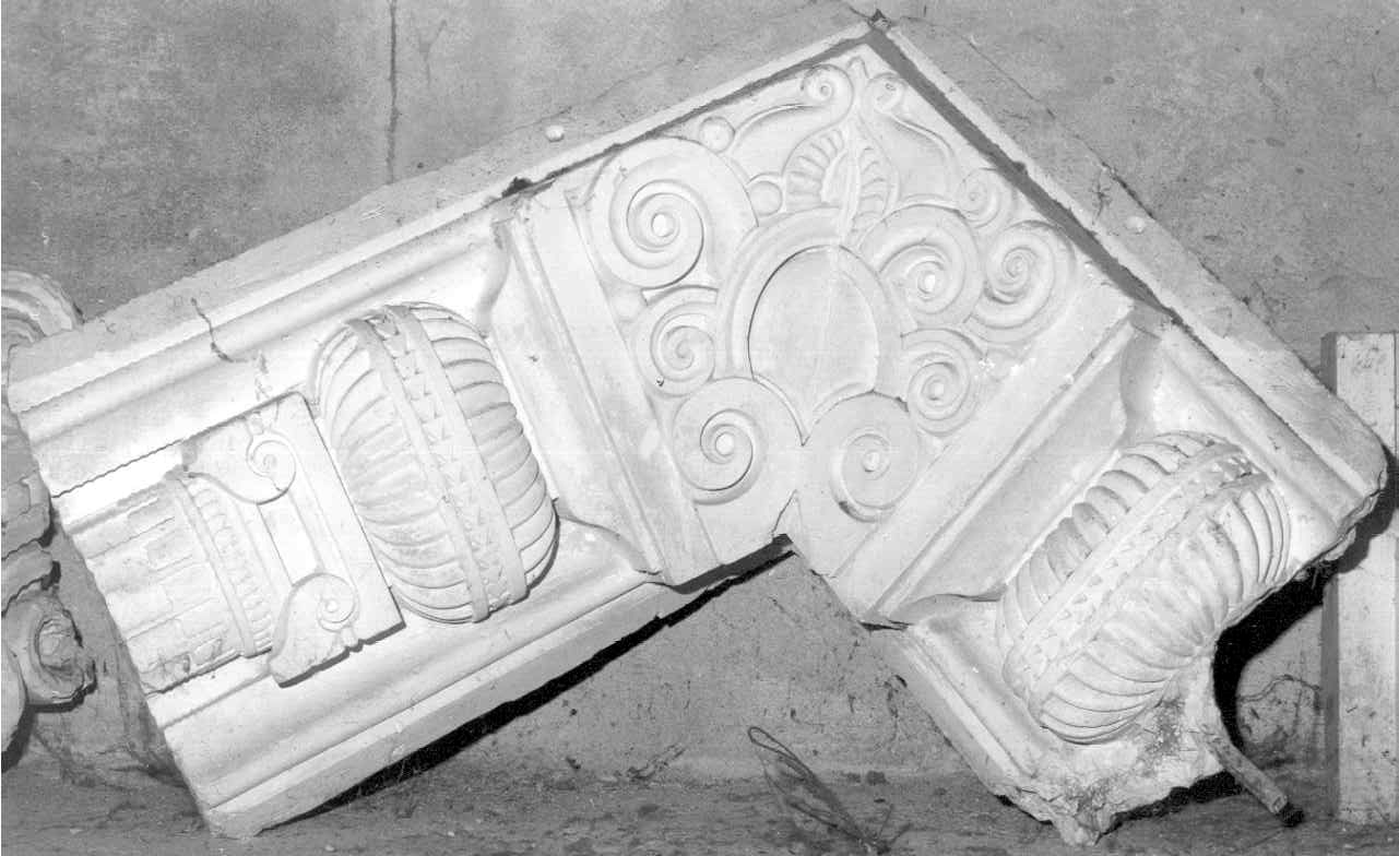 modello di decorazione, elemento d'insieme - ditta fornaci Chini, Borgo San Lorenzo (Fi) (primo quarto sec. XX)