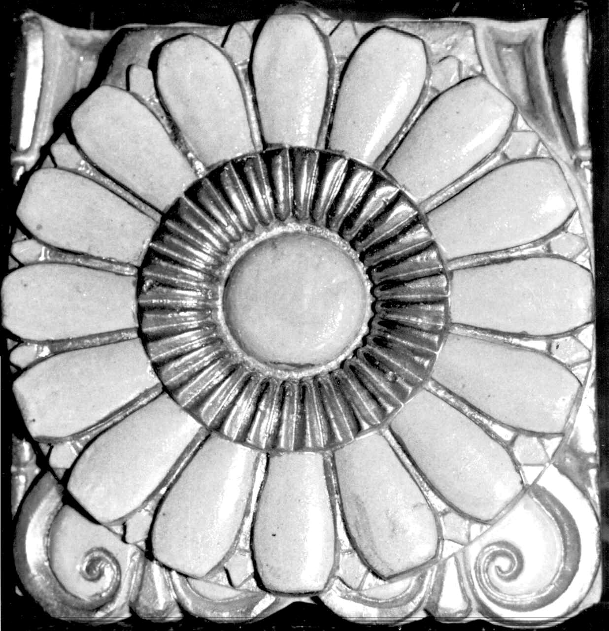 formella - ditta fornaci Chini, Borgo San Lorenzo (Fi) (primo quarto sec. XX)