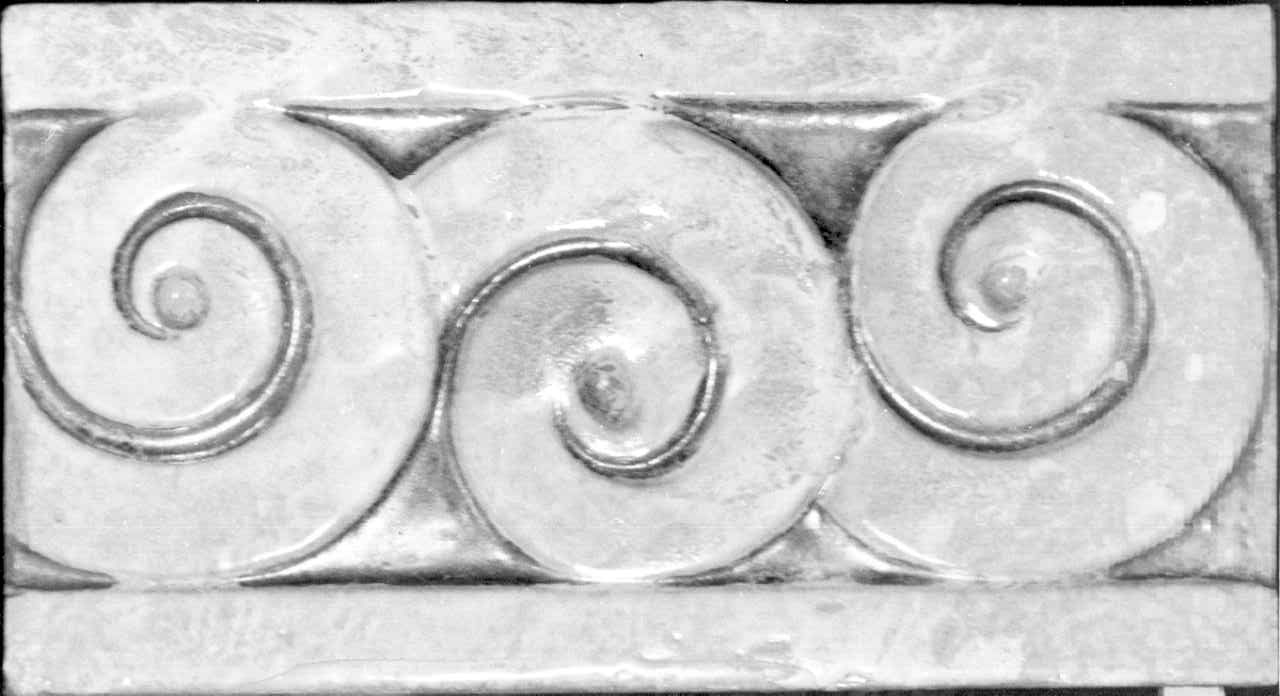 formella - ditta fornaci Chini, Borgo San Lorenzo (Fi) (primo quarto sec. XX)