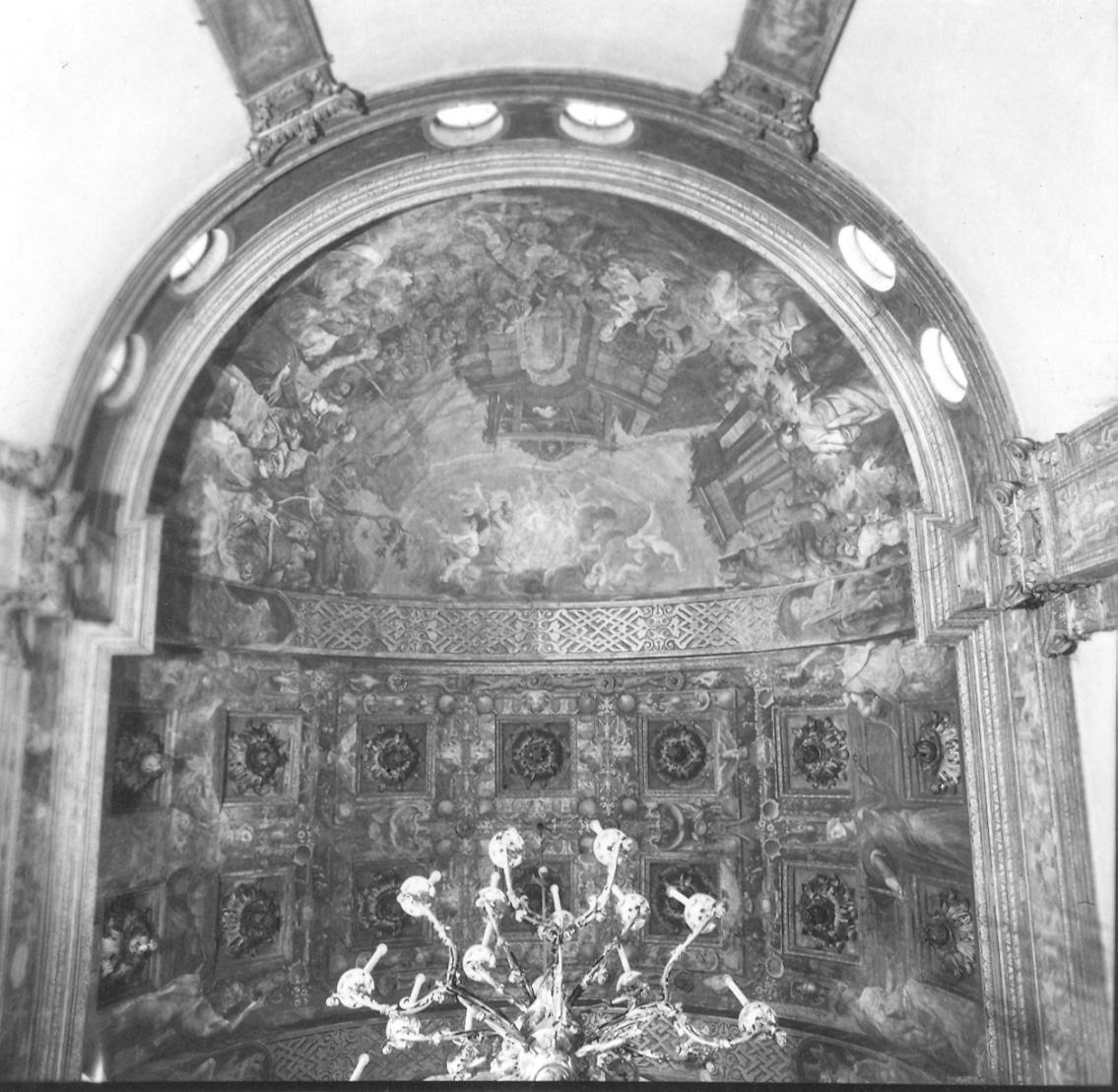 adorazione dei Re Magi (dipinto) di Anselmi Michelangelo detto Michelangelo da Lucca, Gatti Bernardino detto Soiaro (sec. XVI)