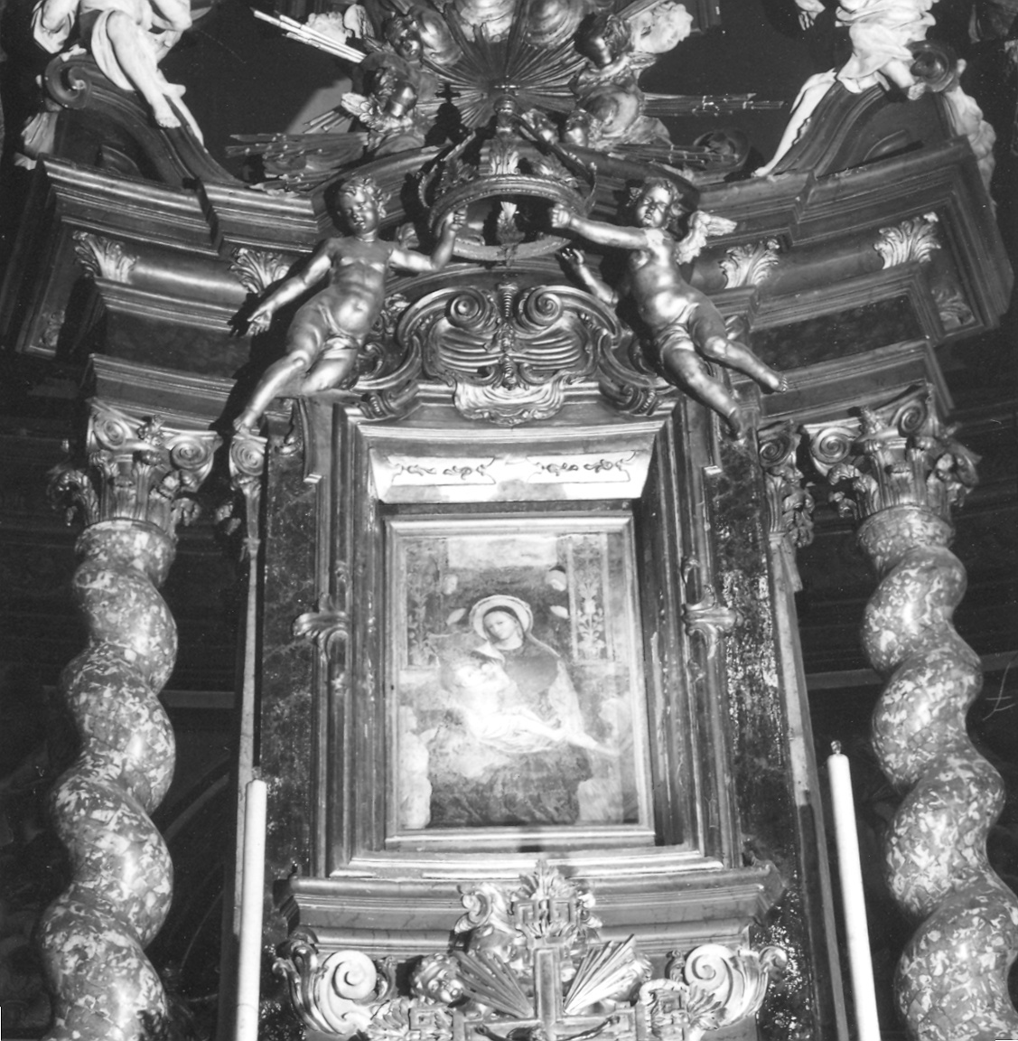 Madonna in trono che allatta il Bambino (dipinto) - ambito padano, ambito emiliano (secc. XIV/ XV)