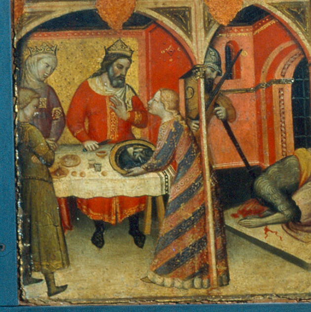 Decapitazione del Battista e il banchetto di Erode (dipinto) di Spinello Aretino (sec. XIV)