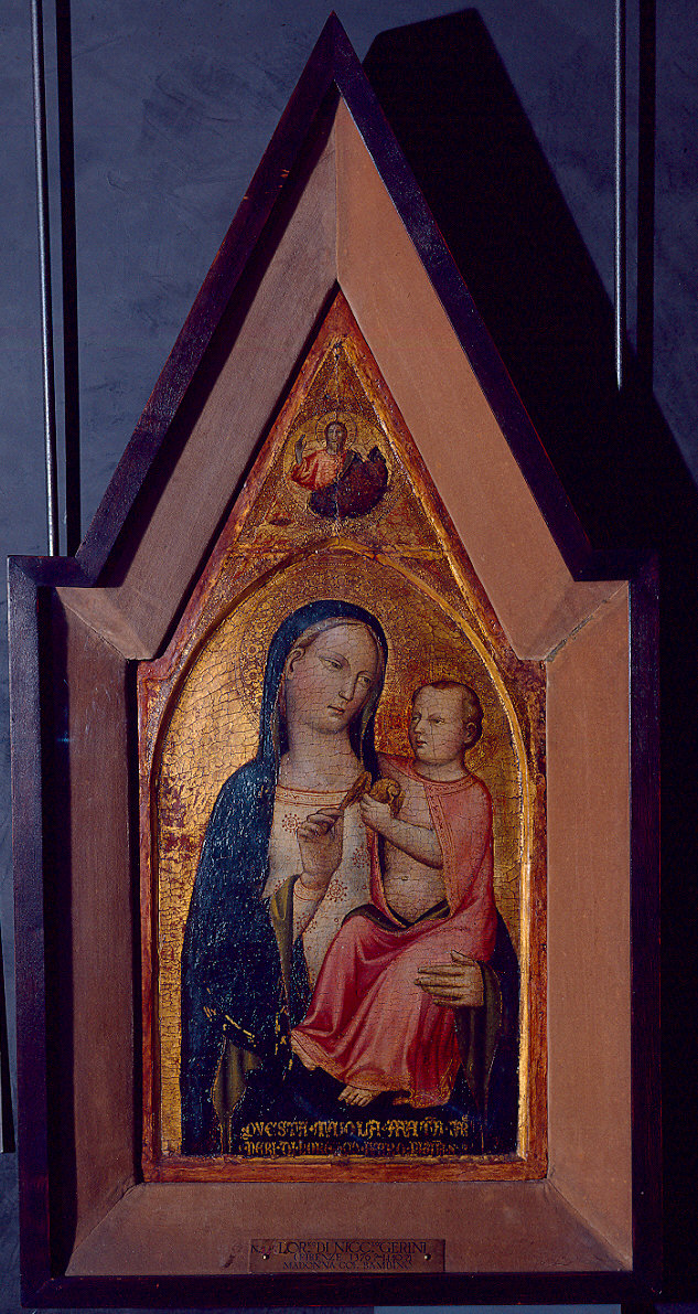 Madonna col Bambino/ Dio Padre benedicente (dipinto) di Lorenzo di Niccolò (inizio sec. XV)