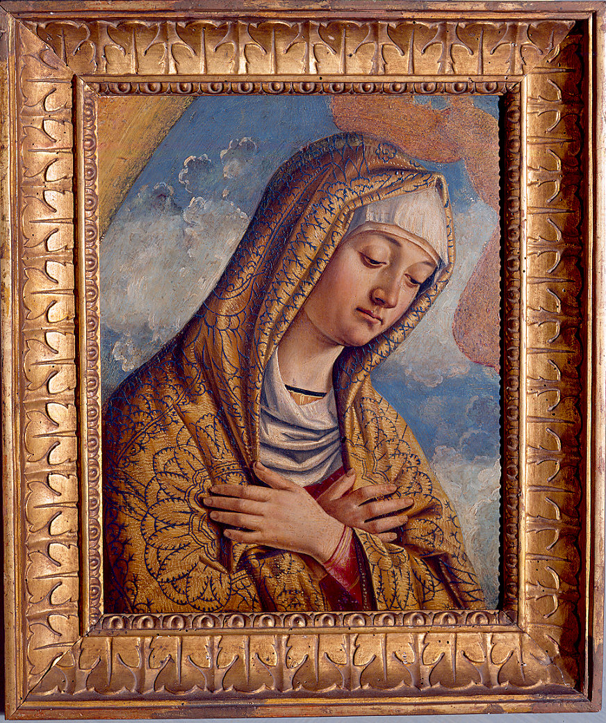 Vergine Incoronata (dipinto) di Caselli Cristoforo detto Dei Temperelli (metà sec. XV)