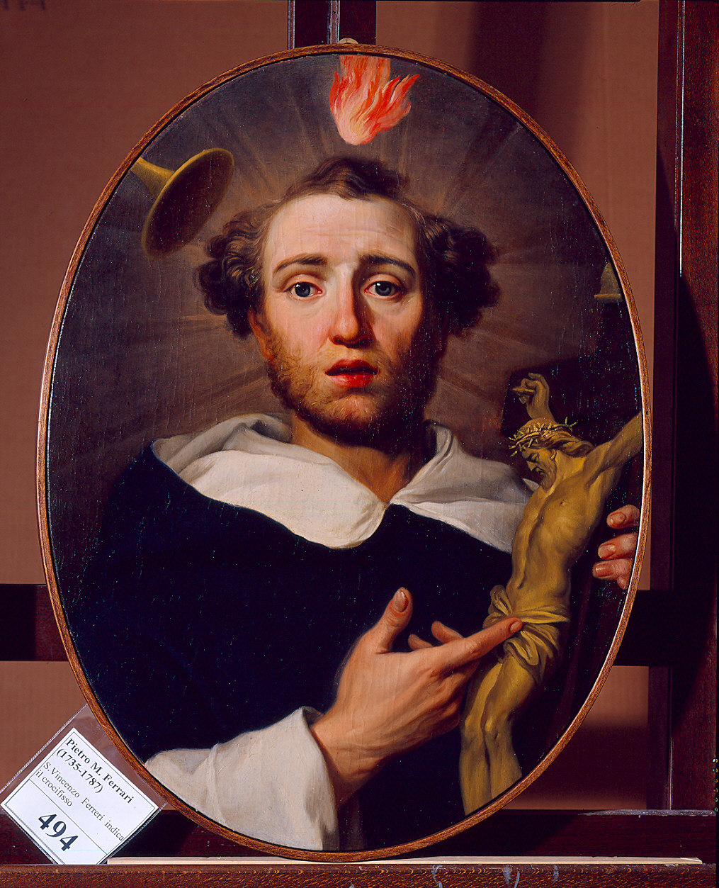 San Vincenzo Ferreri (dipinto) di Ferrari Pietro Melchiorre (sec. XVIII)