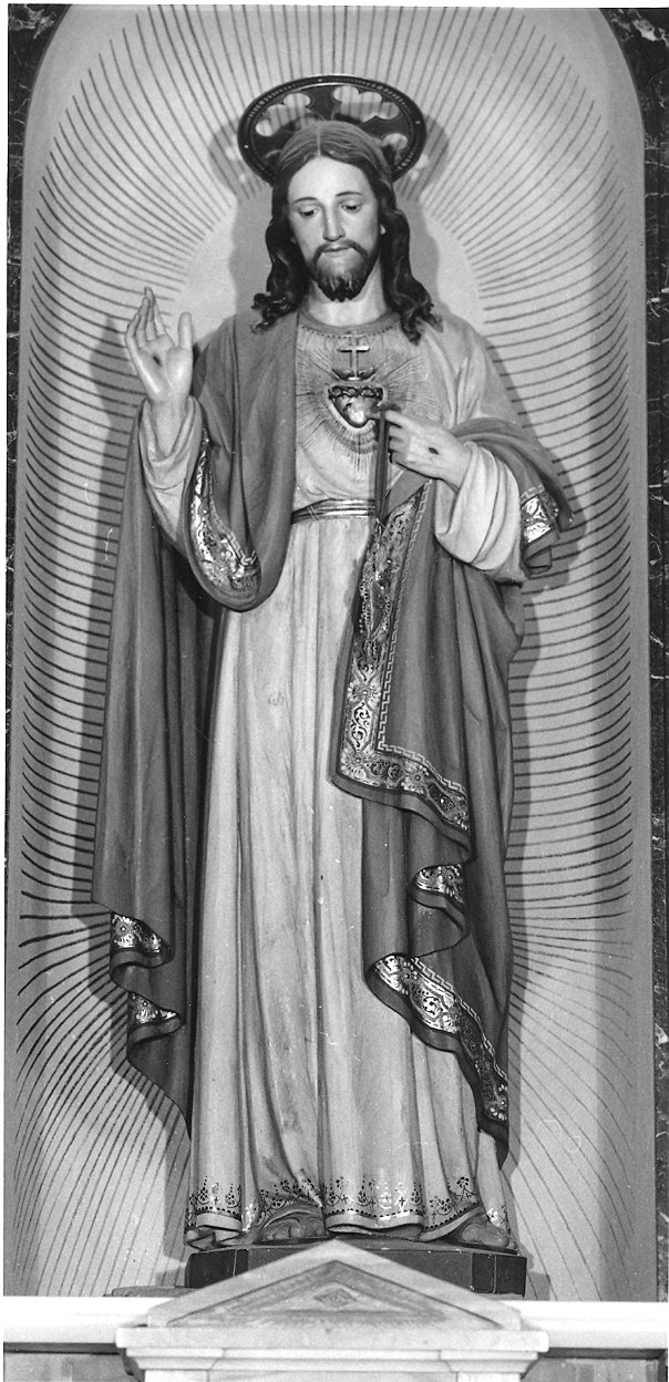 Sacro Cuore di Gesù (statua) - ambito altoatesino (metà sec. XX)
