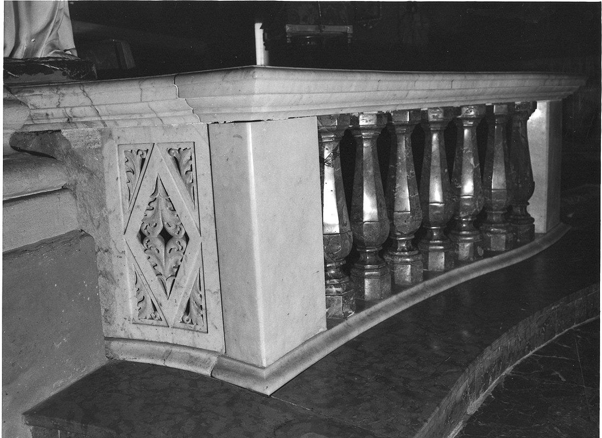 balaustrata del coro - ambito parmense (seconda metà sec. XVIII)