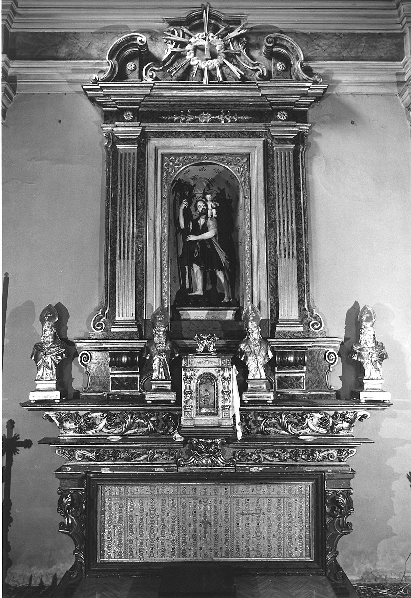 altare maggiore - ambito parmense (metà sec. XVIII)