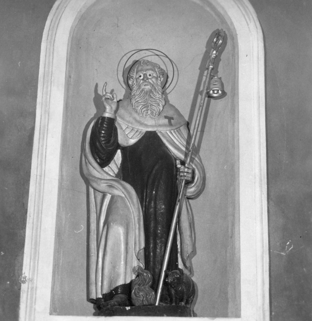 Sant'Antonio Abate (statua) - ambito emiliano (?) (fine sec. XVIII)