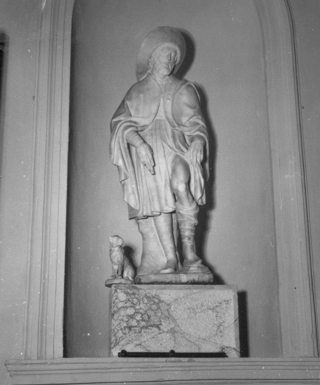 San Rocco (statua) - ambito parmense (?) (prima metà sec. XVII)