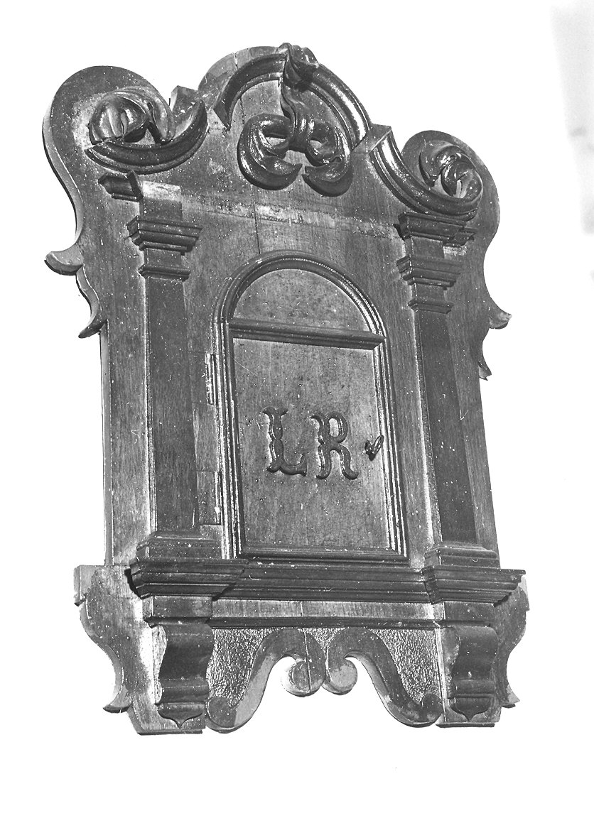 armadietto a muro, coppia - ambito parmense (seconda metà sec. XIX)