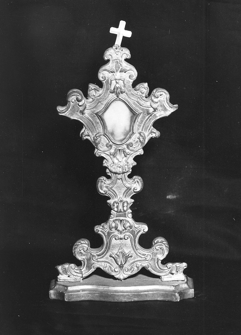 reliquiario - a ostensorio - ambito parmense (seconda metà sec. XVIII)